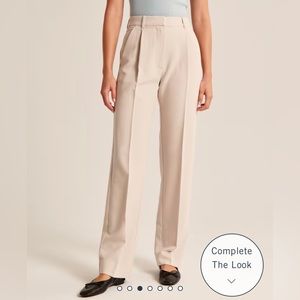 Abercrombie & Fitch Tailored Relaxed Straight Pant
